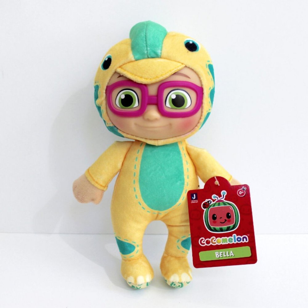 Cocomelon Bella Dino Plush Stuffed Toy 9"
